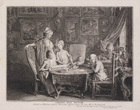 KG 01282
<br/>
Cabinet d'un peintre
<br/>
<em>Chodowiecki, Daniel Nikolaus (1726 - 1801)</em>